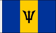 Barbados Table Flags